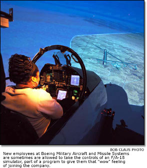 F/A-18 simulator